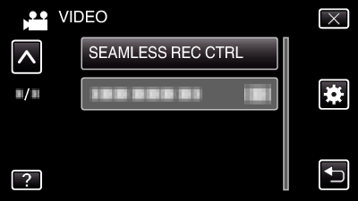 SEAMLESS REC CTRL